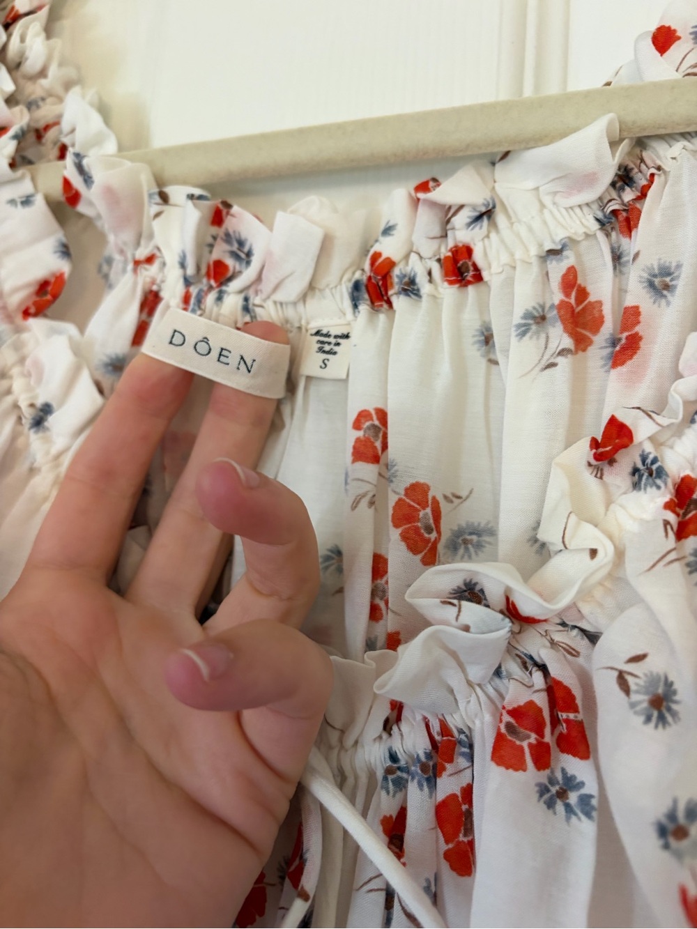 DÔEN Ischia Floral Print Dress - worn once - Picture 3 of 3